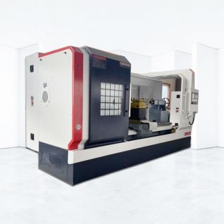 CK61125 المخرطة الأفقية المعدنية CNC الثقيلة