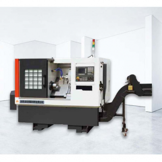 Torno CNC de cama inclinada TCK6350 para procesamiento de torneado